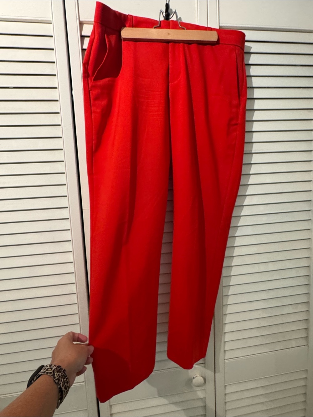Banana Republic Bright Red Tailored Women's Trousers